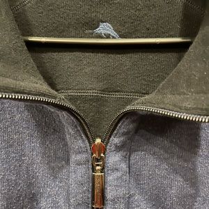 Tommy Bahama Men's Big and Tall New Flipsider Full Zip Reversible Vest 2XLT